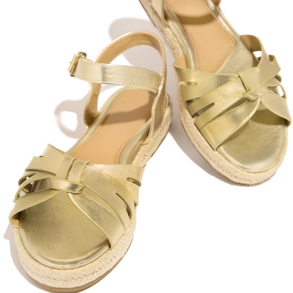 Summer/Gold Espadille - Picture 3 of 4